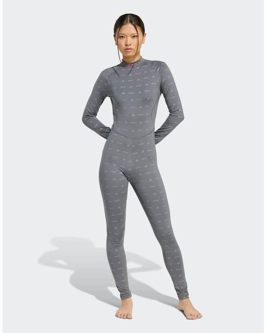 Adidas Originals White Adidas X Moon Boot Bodysuit