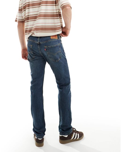 Levi's – 502 – schmal zulaufende, coole jeans aus denim in Blue für Herren