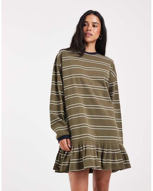 Muse Assembly Green Felicity Mini Dress