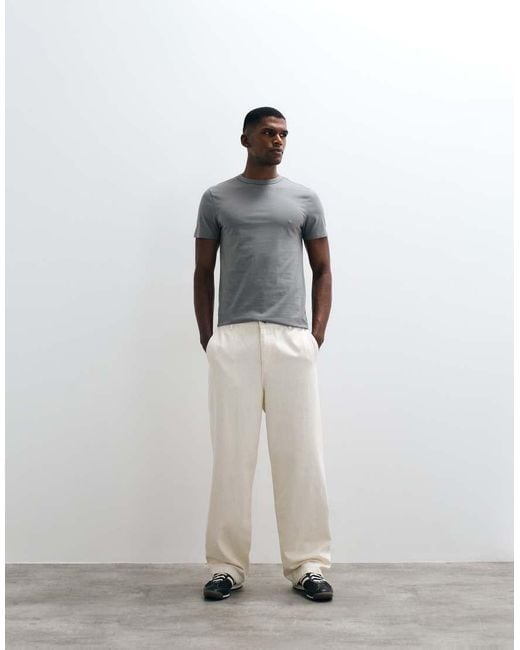 ASOS Gray Breathemaxtm Lite Slim T-shirt for men
