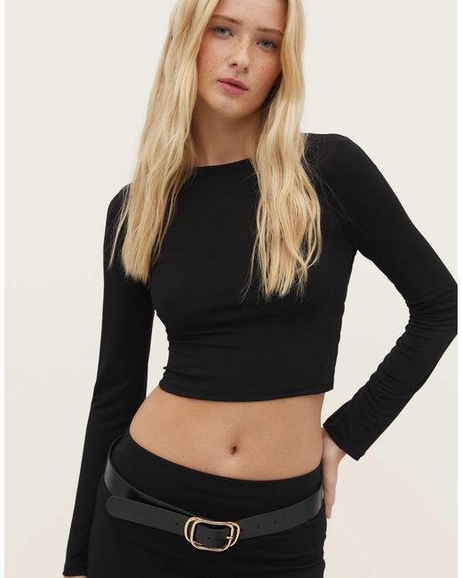 Stradivarius Black – gürtel