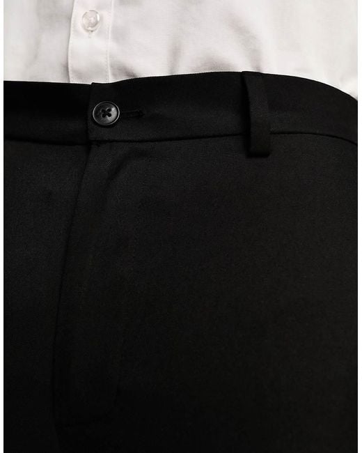 Jack & Jones Black Suit Trousers for men
