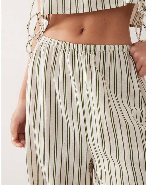 ASOS Natural Beach Co-ord Trouser