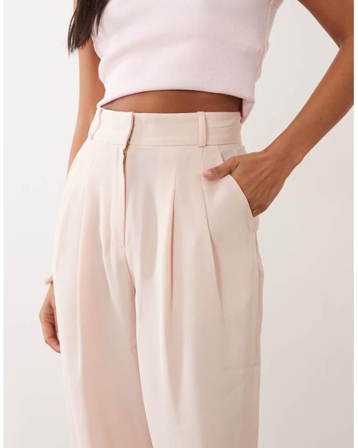 Miss Selfridge Brown Tailored Wide Leg Trouser