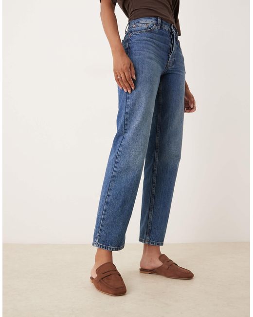ASOS Blue Magnet Loafer Mules