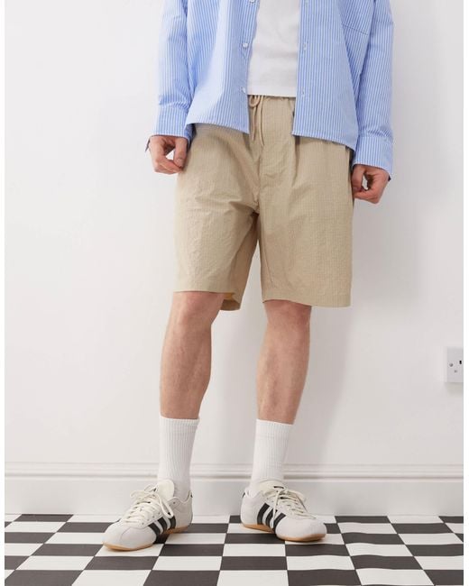 Deus Ex Machina White Remi Parachute Shorts for men
