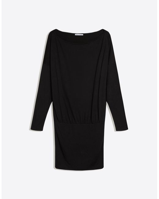 Bershka Black – langärmliges minikleid