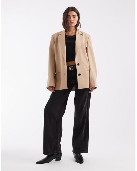 ASOS White Tailored Loose Fit Blazer