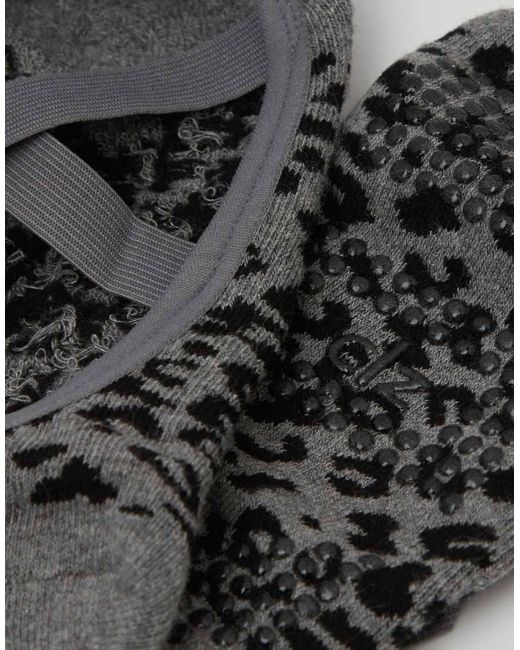 Calzedonia Natural Non-Slip Crossover Pilates Socks