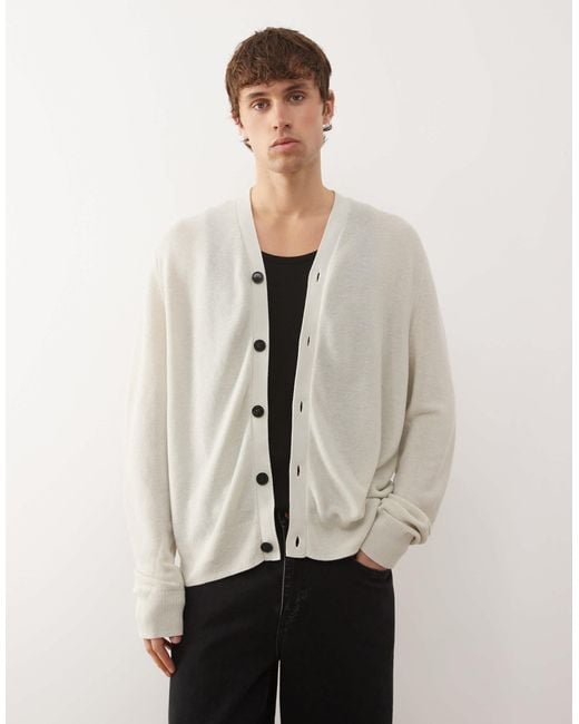 Weekday Natural Cardigan for men