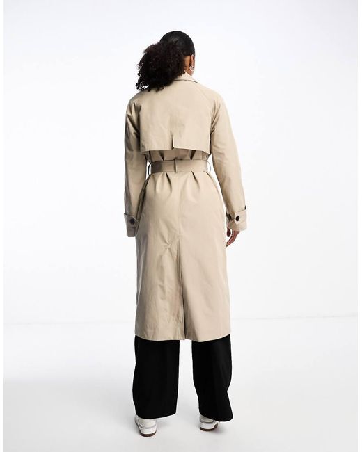 Monki belted long coat clearance