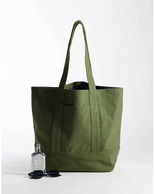 ASOS Green Tote Bag for men