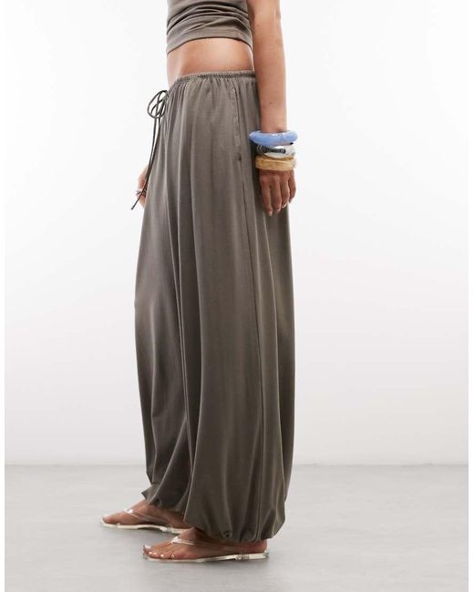 Weekday Gray Balloon Fit Pants