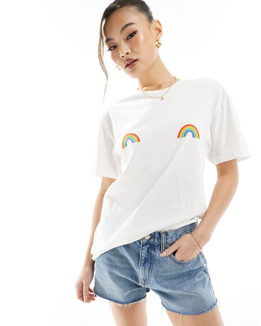 In The Style White – t-shirt