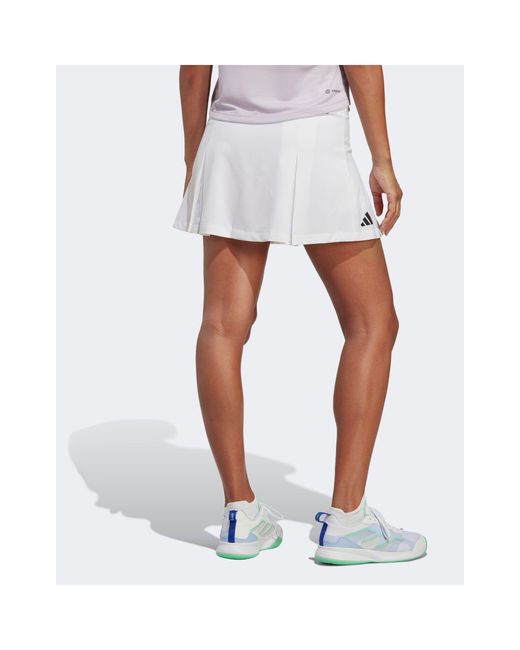 Falda blanca plisada tennis club Adidas Originals de color White