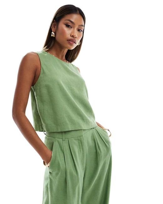 Top di Abercrombie & Fitch in Green