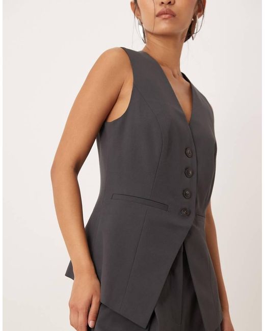 Aware Gray Mix & Match Tailored Waistcoat