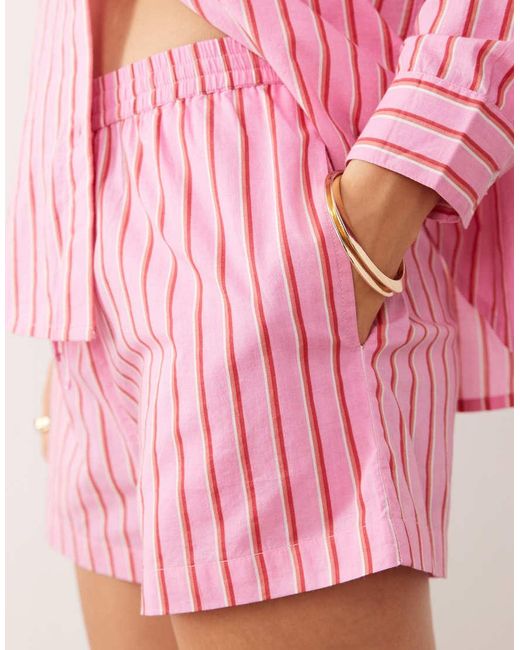 Iisla & Bird Pink Stripe Short
