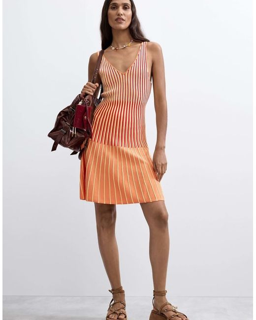 Desigual White Sleeveless Knit Dress