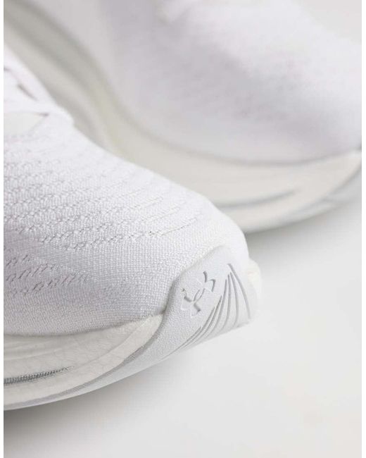 Under Armour White Velociti Speed Running Trainers for men