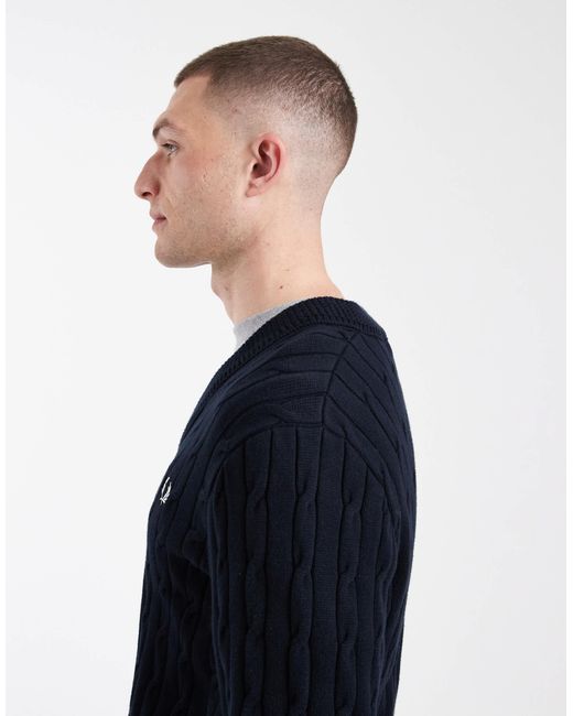 Fred Perry – pullover in Blue für Herren