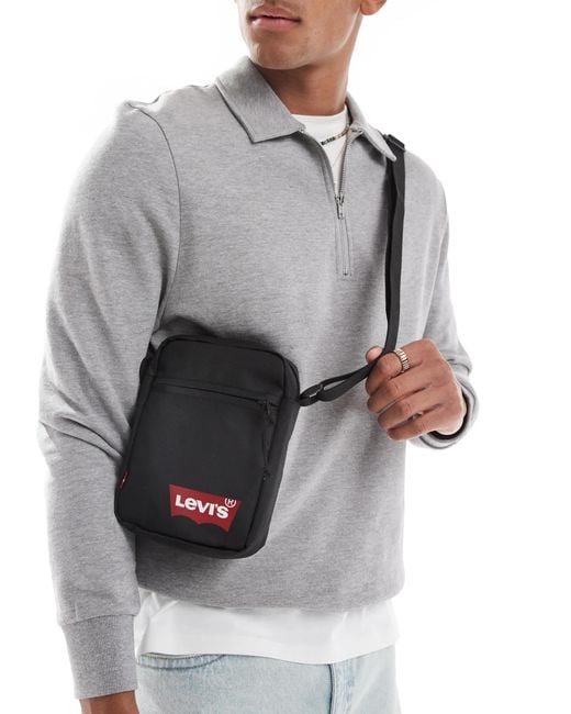 Levi's – mini-umhängetasche in Gray für Herren