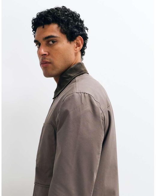 Mango Gray Parka Jacket for men