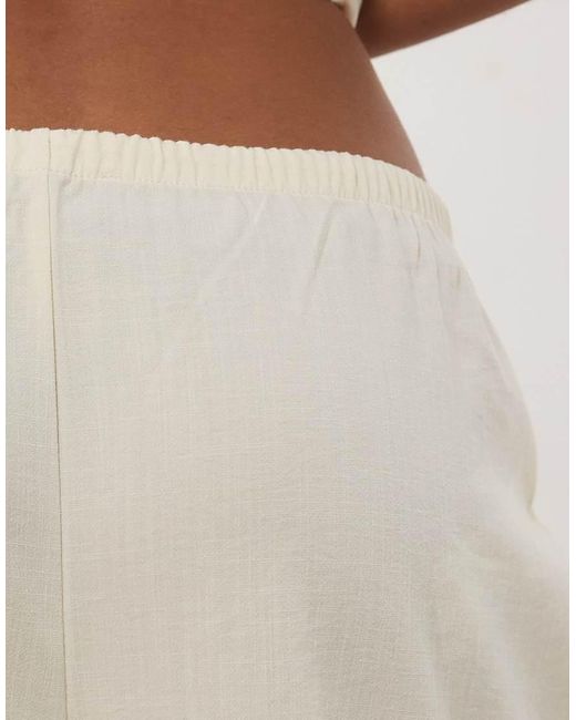 Mango Natural Riga Relaxed Pants