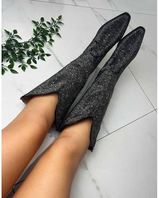 GIA STUDIOS Black Cowboy Boots