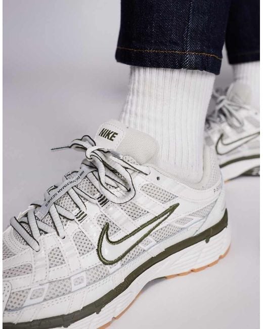 Nike Gray P-6000 Trainers