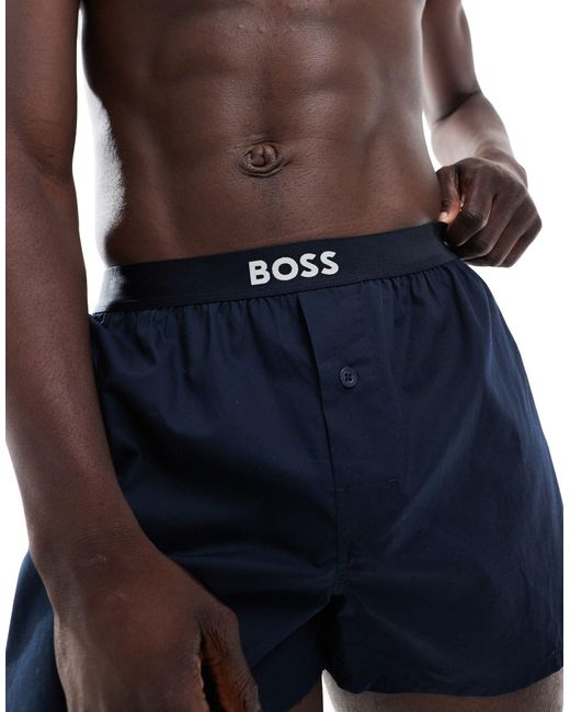 Boss – 2er-pack boxershorts in Blue für Herren