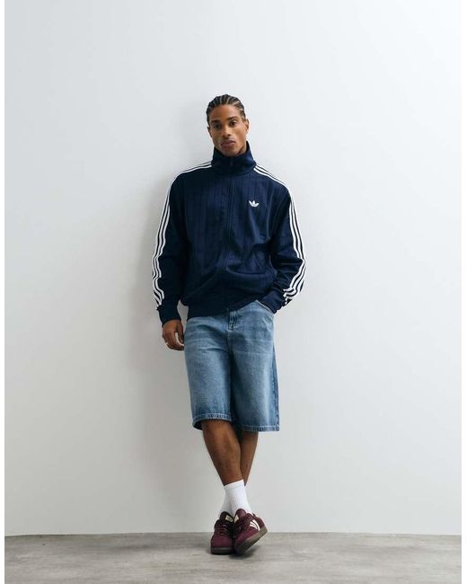 Adidas Originals Blue Firebird Drop Needle Track Top for men