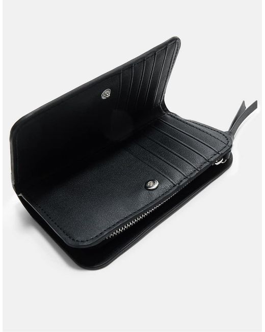 Stradivarius Black Zip Card Holder