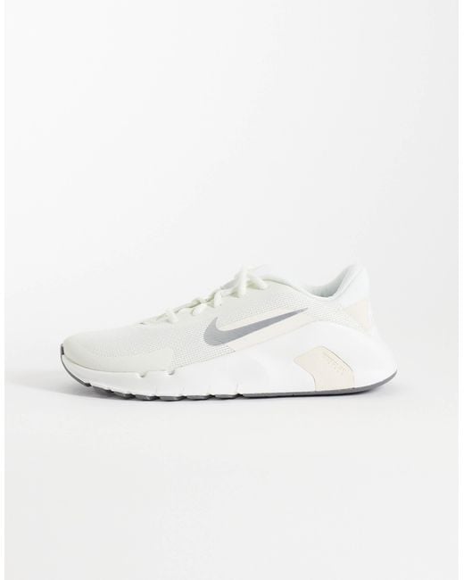 Nike White Nike Flex Training Sneaker