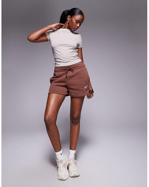 Nike Brown Chill Mock Neck T-shirt