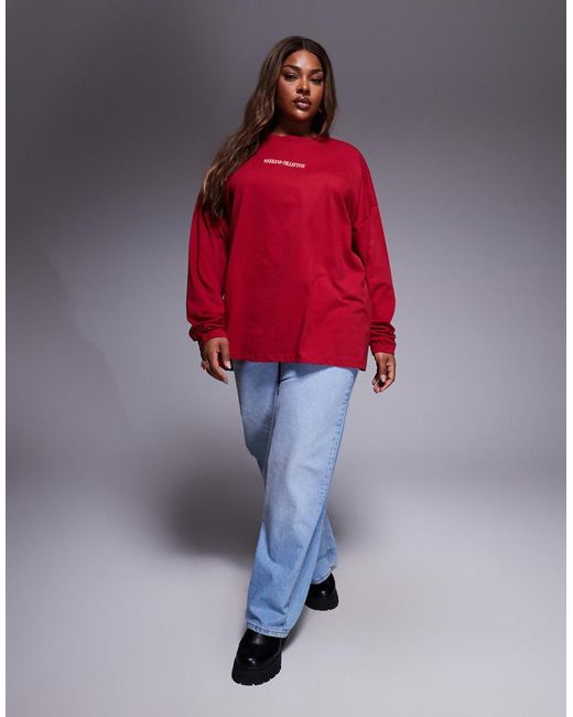 Weekend Collective Curve di ASOS in Red