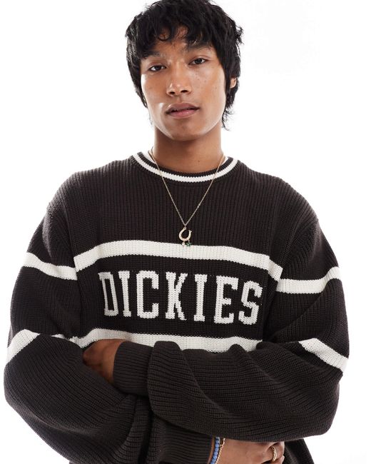 Dickies Black – melvern – strick-sweatshirt