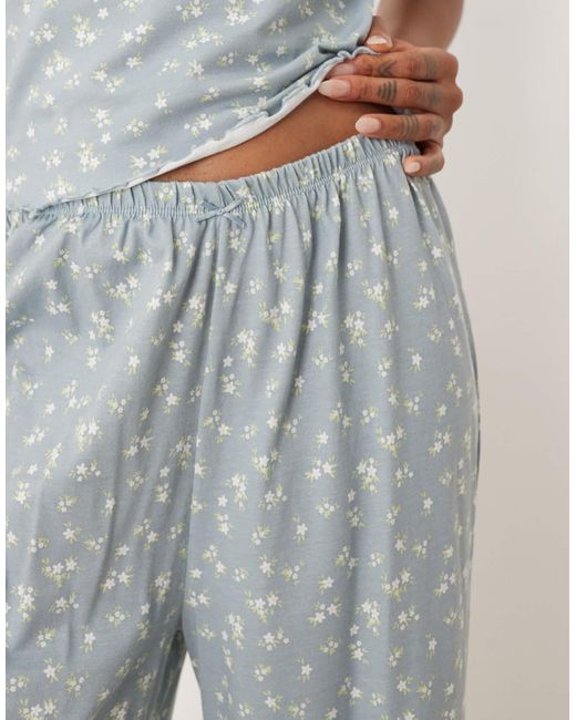 ASOS White Asos design tall – mix & match – pyjama-hose