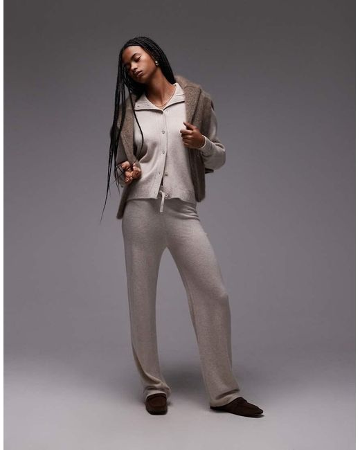 ARKET Gray Co-Ord Cashmere Hoodie