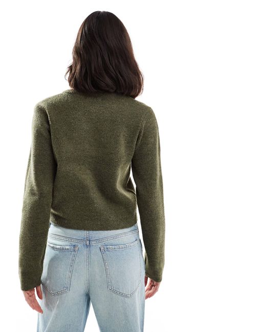 Brave Soul Green – strickjacke