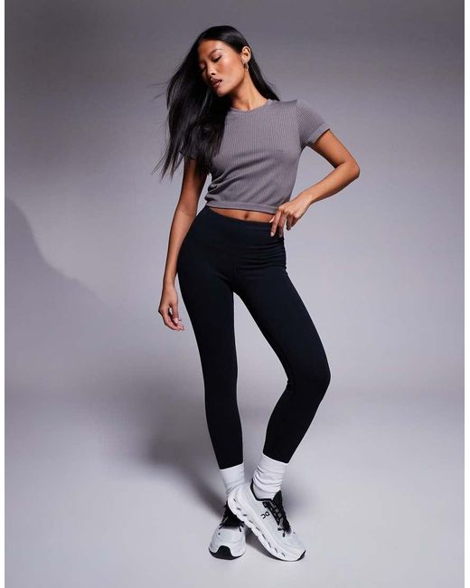 4505 Black Petite Icon High Waist Yoga leggings