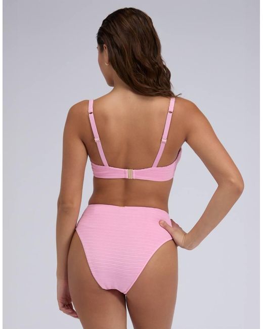 Boux Avenue Pink Mirada High Waisted Bikini Bottoms With Starfish Hardware