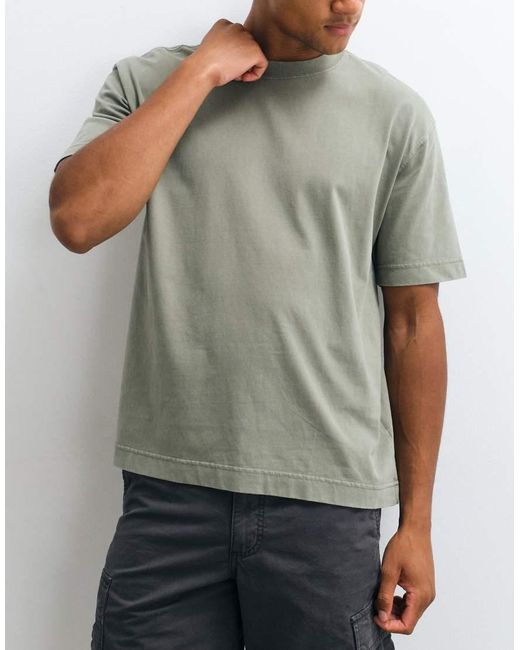 Hollister Blue 5 Pack Boxy Heavyweight T-shirt for men