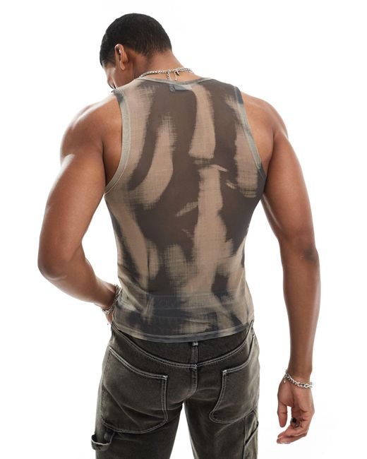 ASOS Black Muscle Fit Vest for men