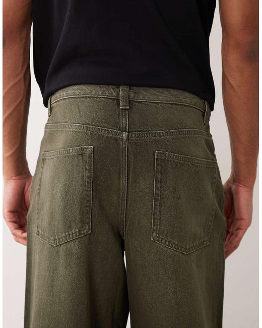 ASOS Natural Loose Straight Jeans for men