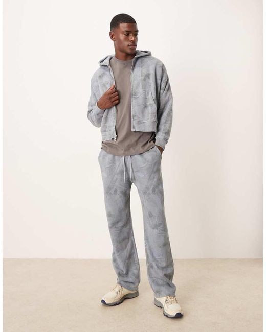 Abercrombie & Fitch Blue Essential Open Hem baggy joggers for men