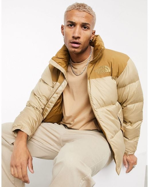 The North Face Brown Eco Nuptse Jacket for men
