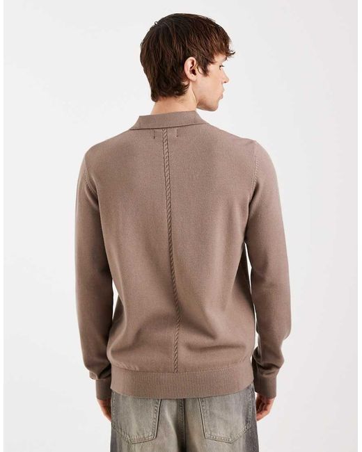 Polo di Threadbare in Brown da Uomo