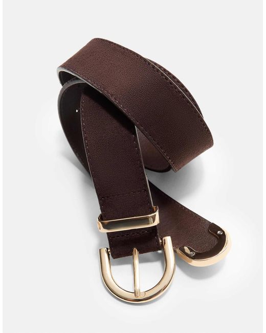 Stradivarius White – basic-gürtel
