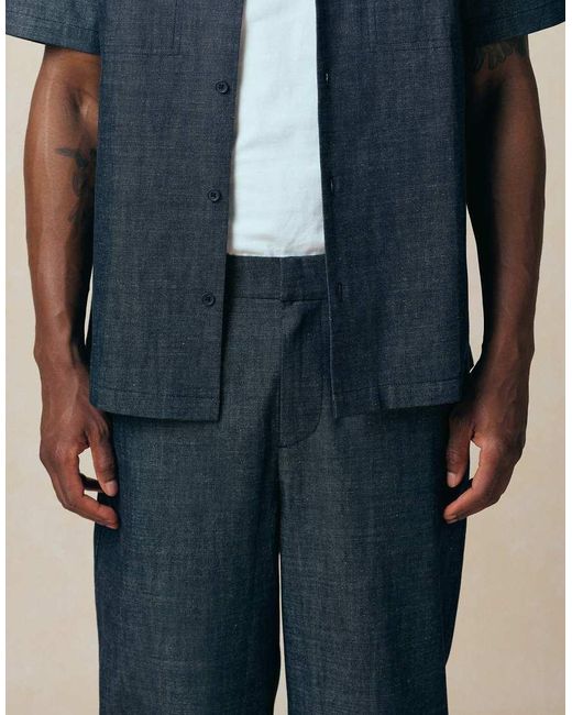 ASOS Blue Relaxed Lightweight Denim Jeans for men